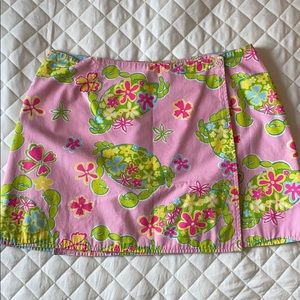 White tag Lilly Pulitzer reversible skirt